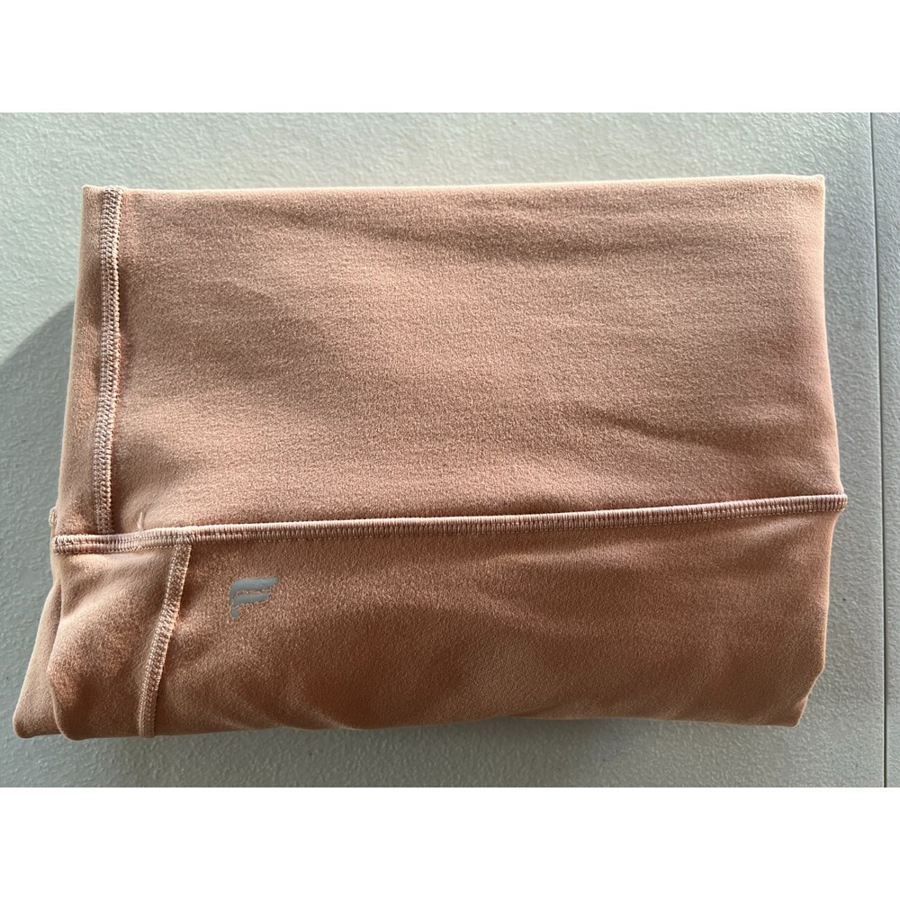 Fabletics Womens 3X PowerHold High Waisted Leggings Brown Rose Mauve 38x26 3XL